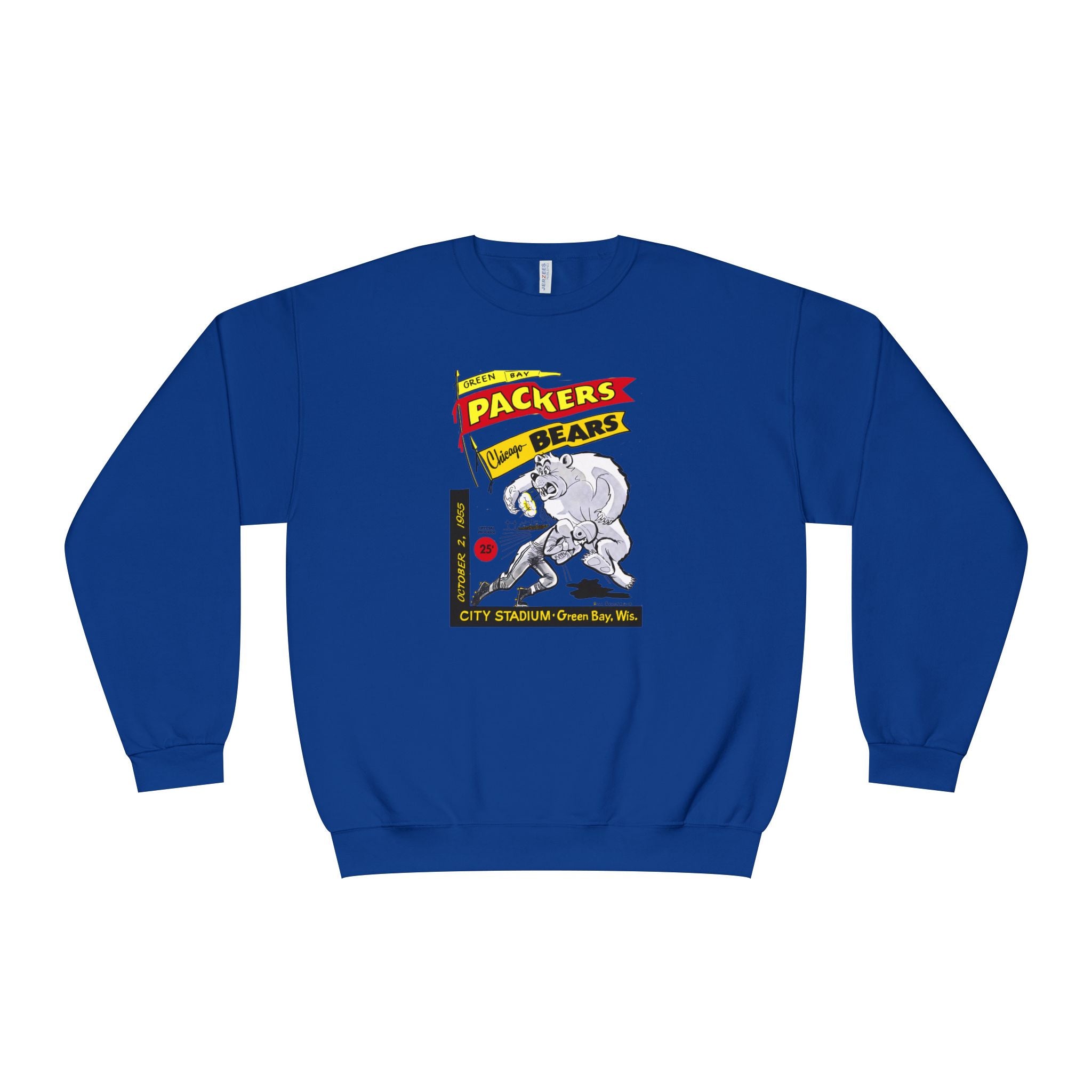 1955 Vintage Bears - Packers Football -  NuBlend® Crewneck Sweatshirt