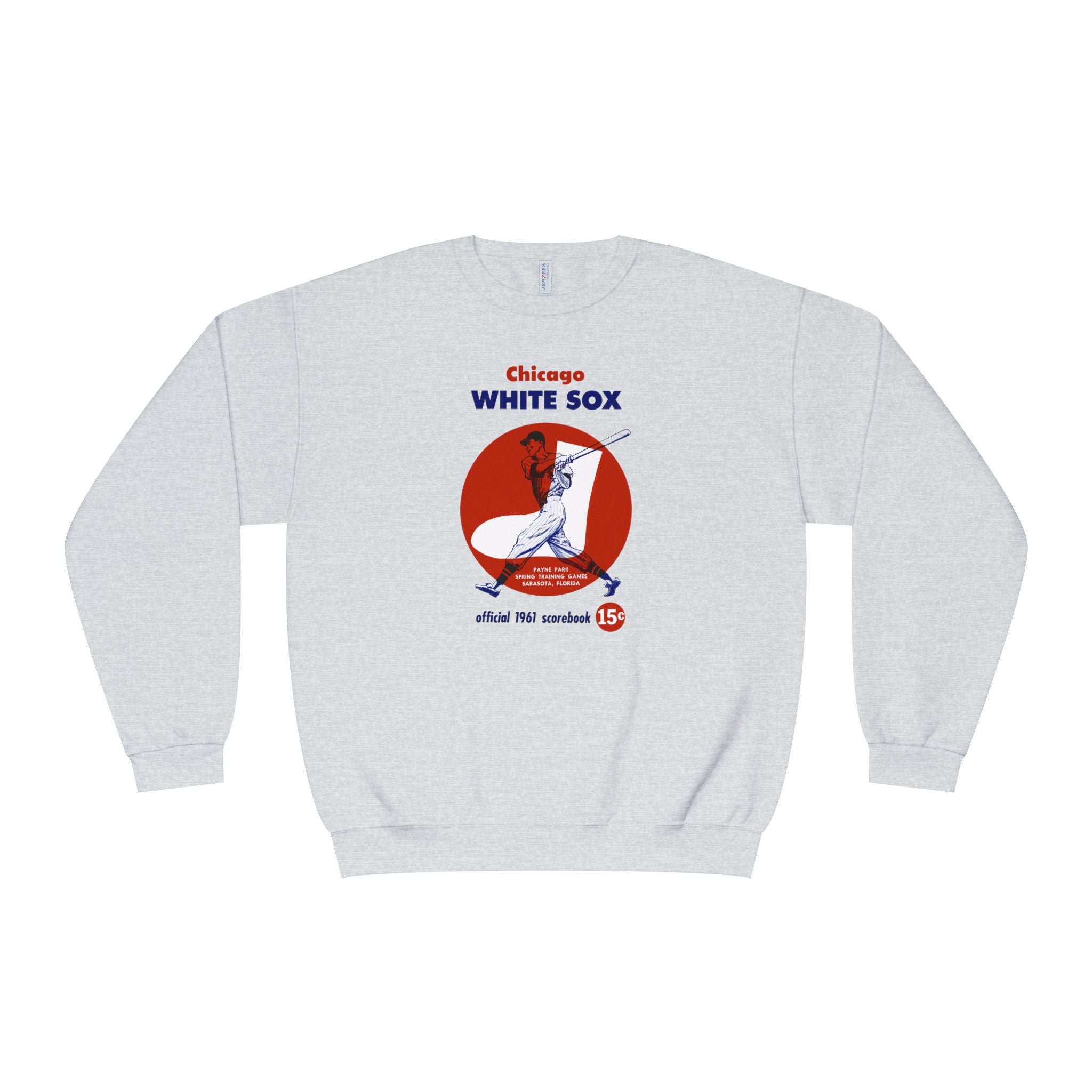 1961 Chicago White Sox Baseball Spring Training Program Cover - Unisex NuBlend® Crewneck Sweatshirt