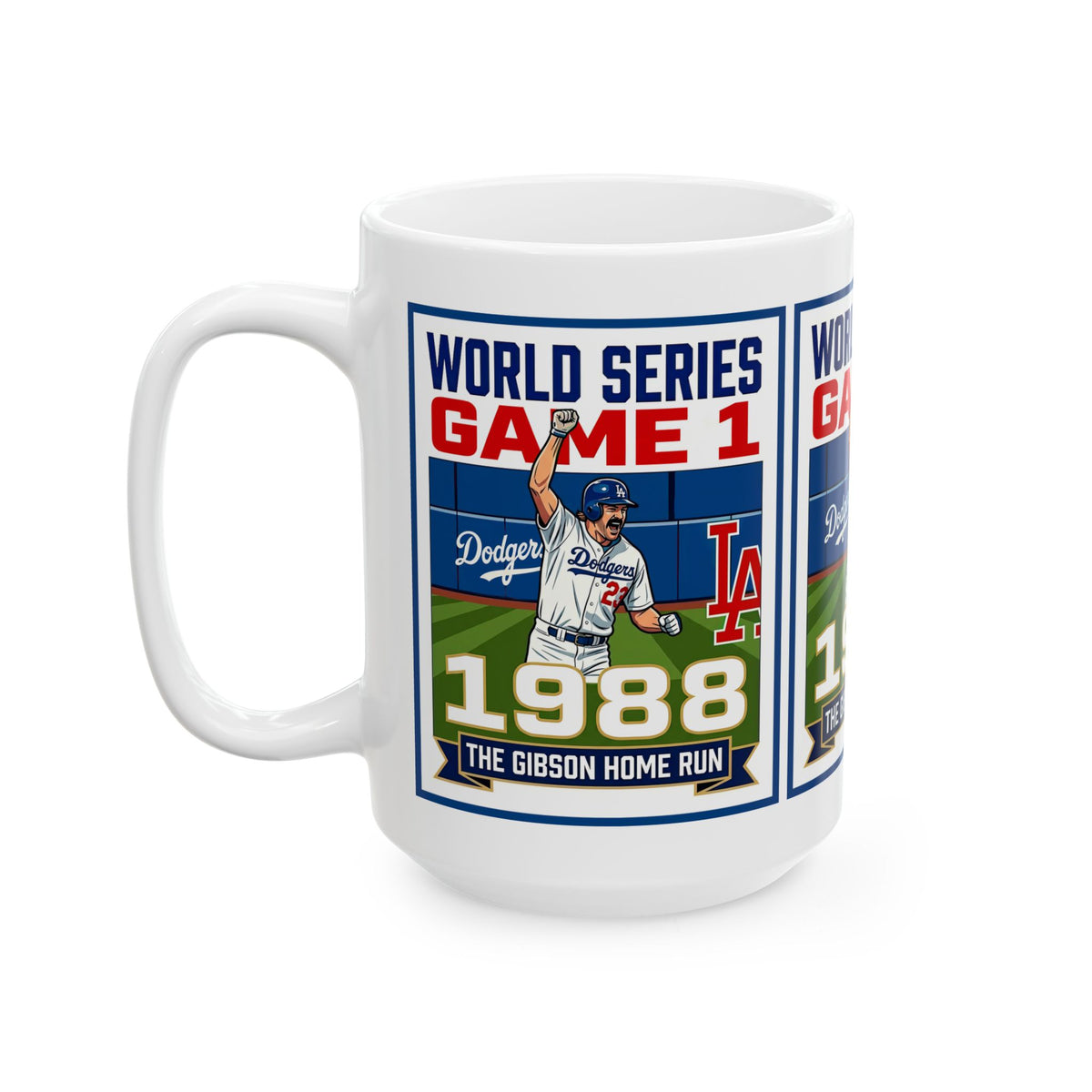 1988 World Series Mug – The Gibson Home Run Ceramic Coffee Cup (11oz/15oz)