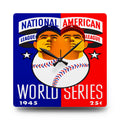 Baseball World Series Wall Clock, 1945 National League American League Clock, Unique Sports Fan Decor, Acrylic Clock, Sports Memorabilia