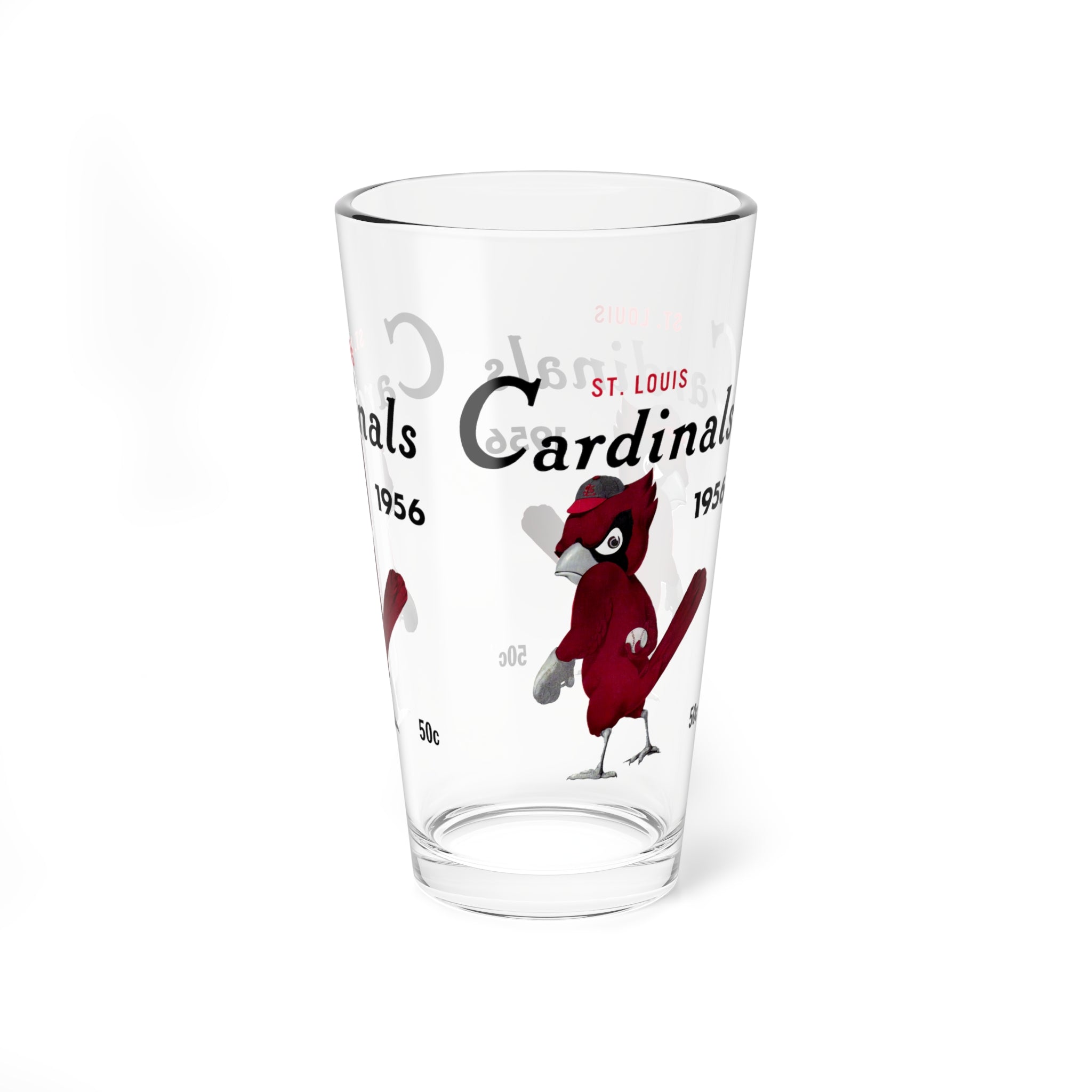 1956 Vintage Cardinals Yearbook Cover  -  Pint Glass, 16oz