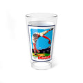 1953 St. Louis Baseball Mixing Glass 16oz | Vintage Sports Bar Glass