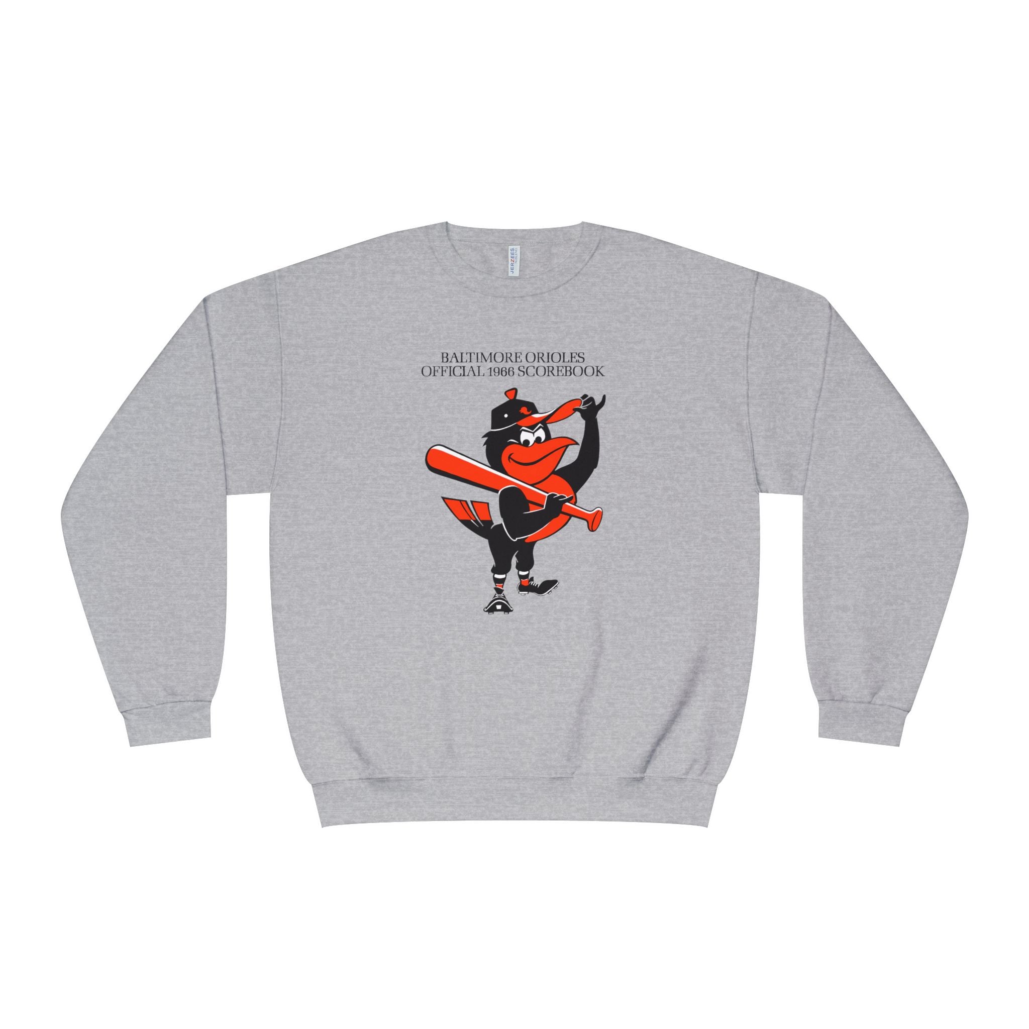 1966 Baltimore Orioles Baseball Scorecard - NuBlend® Crewneck Sweatshirt