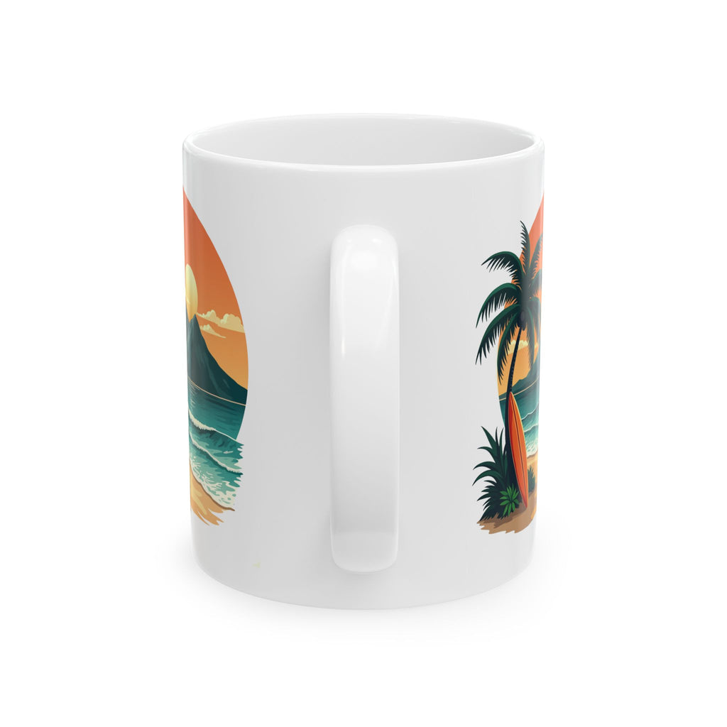 Mug - Retro Hawaii Ceramic Mug (11oz, 15oz)