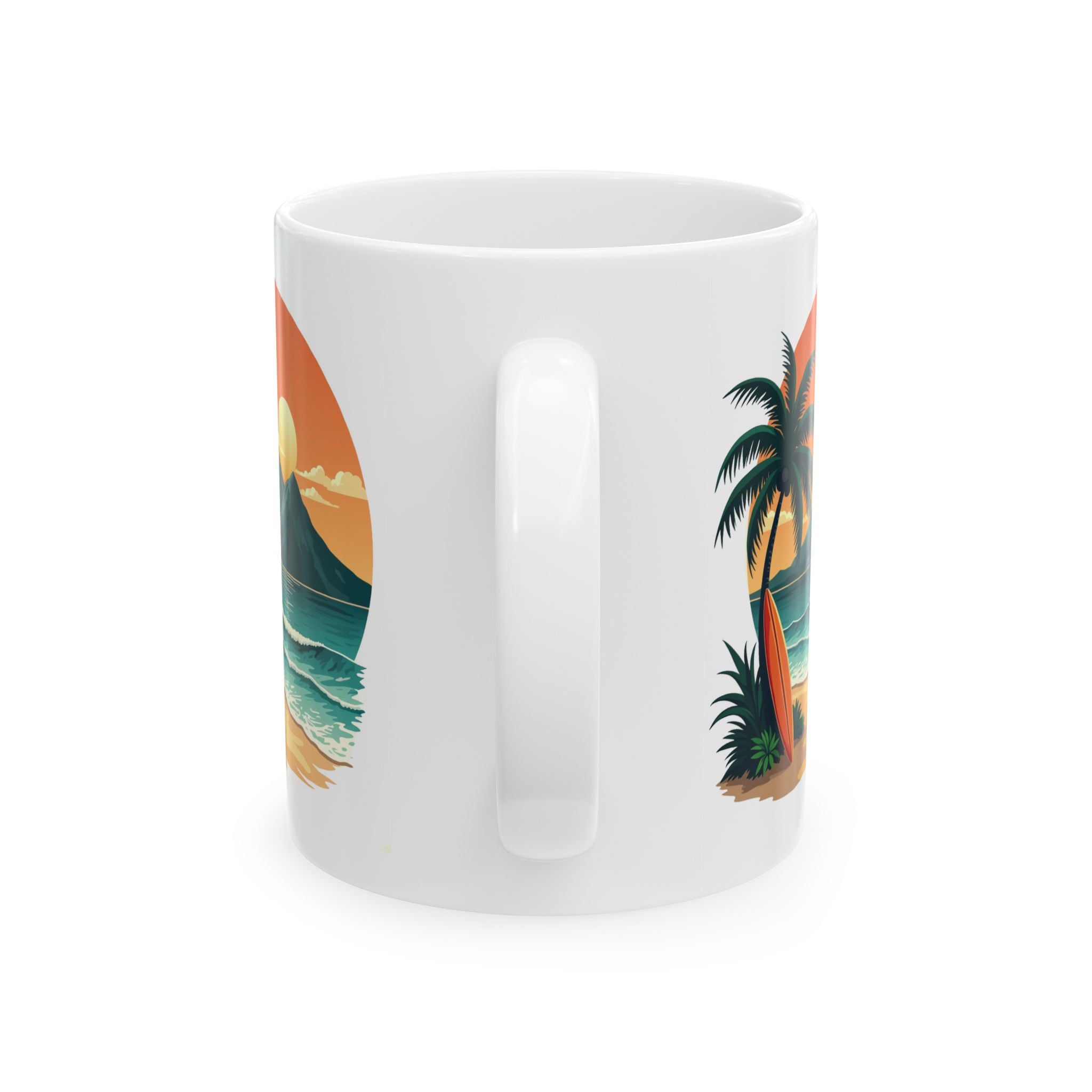Mug - Retro Hawaii Ceramic Mug (11oz, 15oz)