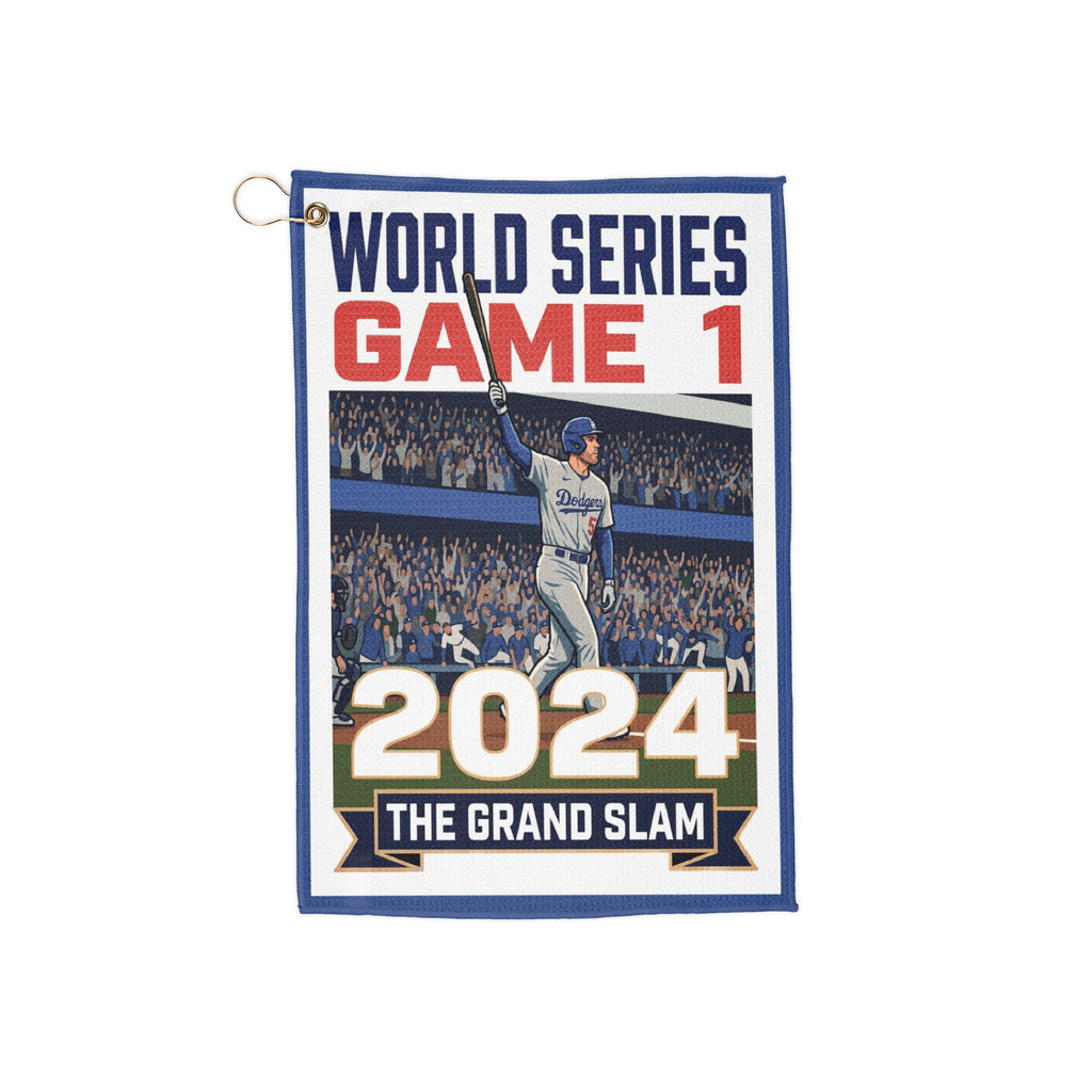 2024 World Series Game 1 - Golf Towel — 'The Grand Slam' Dodger Baseball