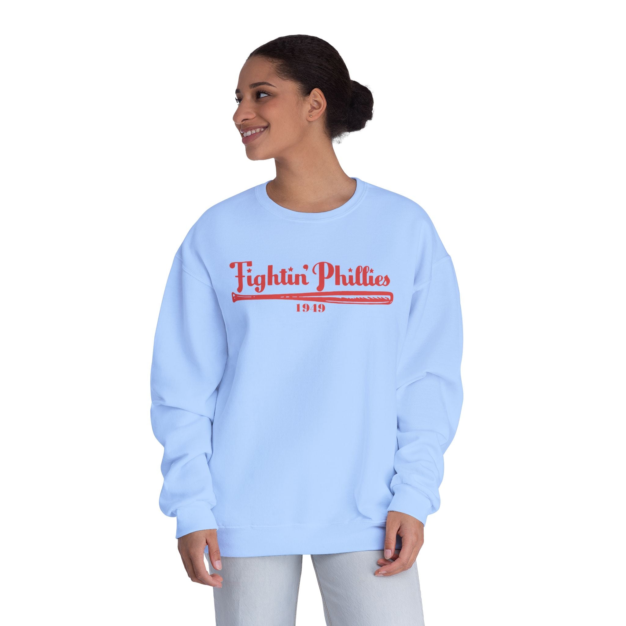 1949 Philadelphia Baseball Fighting Phillies - NuBlend® Crewneck Sweatshirt