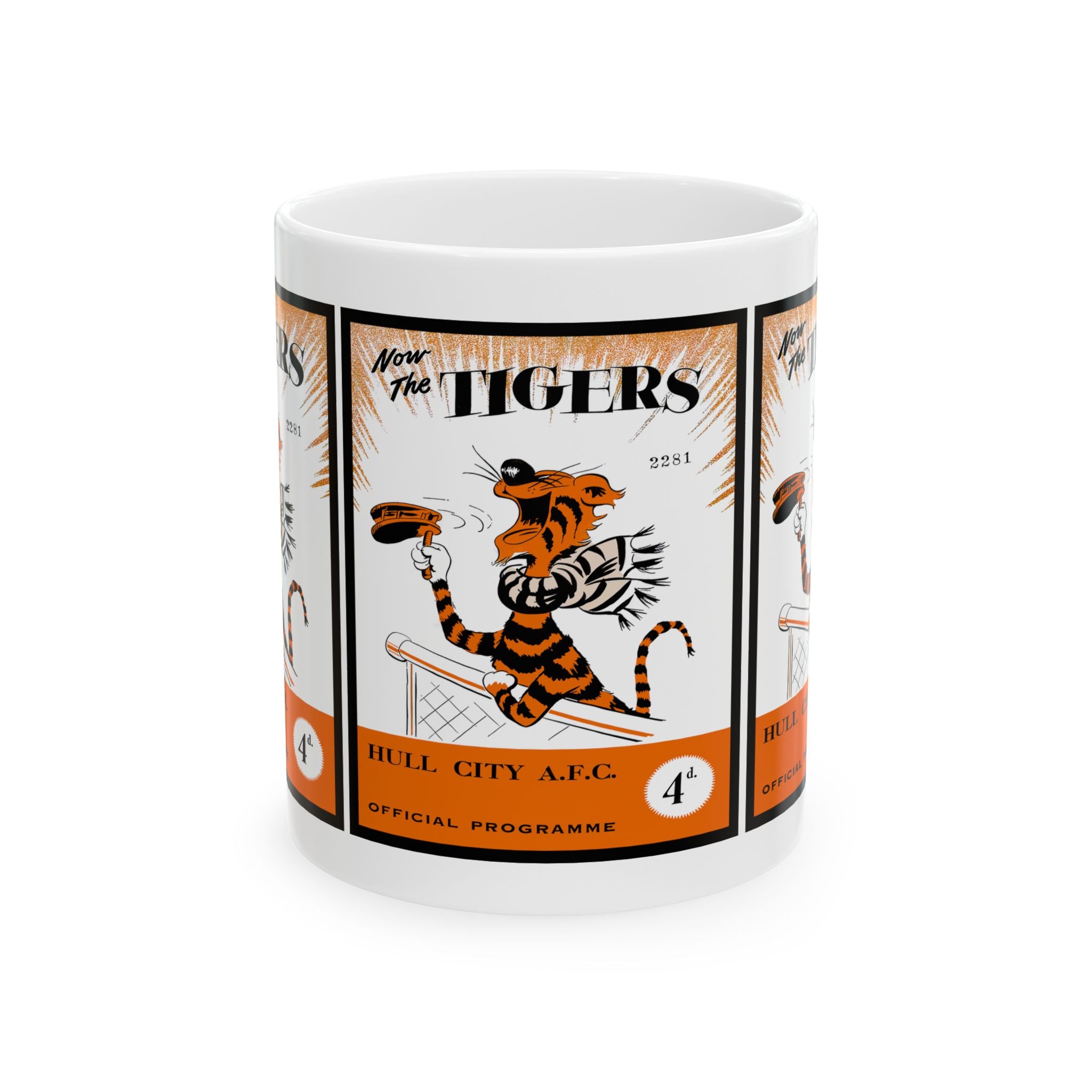 Vintage Hull City Football Club Ceramic Mug, 1956 English Football Fan Gift, Soccer Team Memorabilia, Sports Lover Present, Football Fanatic