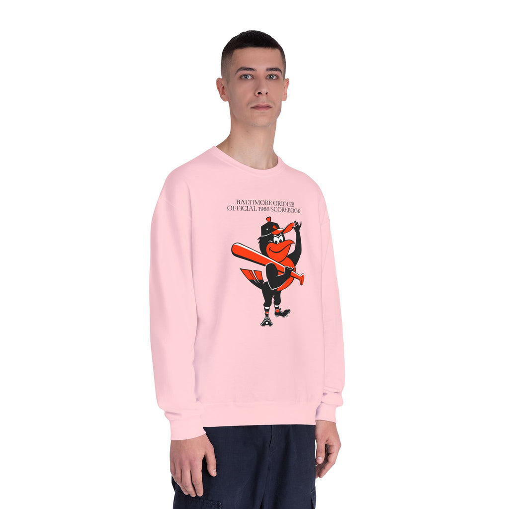 1966 Baltimore Orioles Baseball Scorecard - NuBlend® Crewneck Sweatshirt