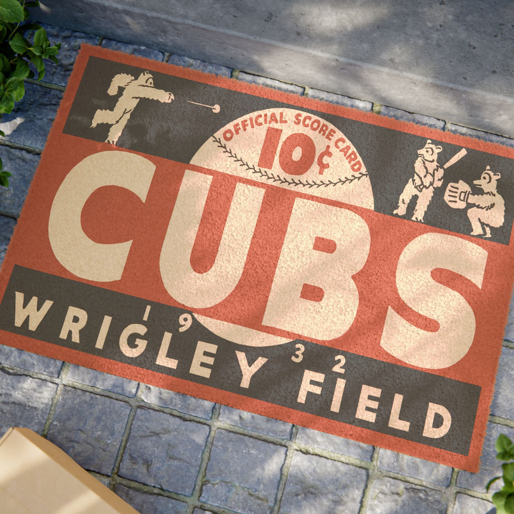 1932 Chicago Baseball Doormat — Vintage Baseball