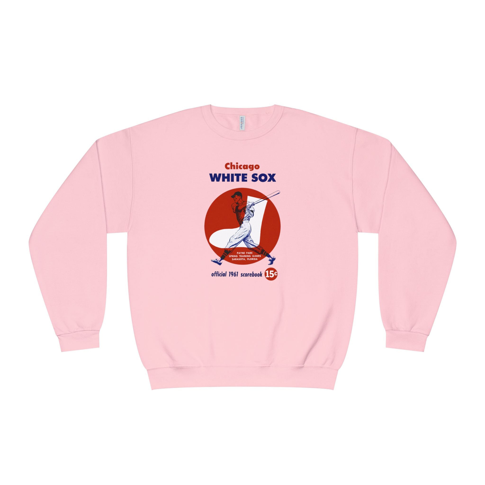 1961 Chicago White Sox Baseball Spring Training Program Cover - Unisex NuBlend® Crewneck Sweatshirt