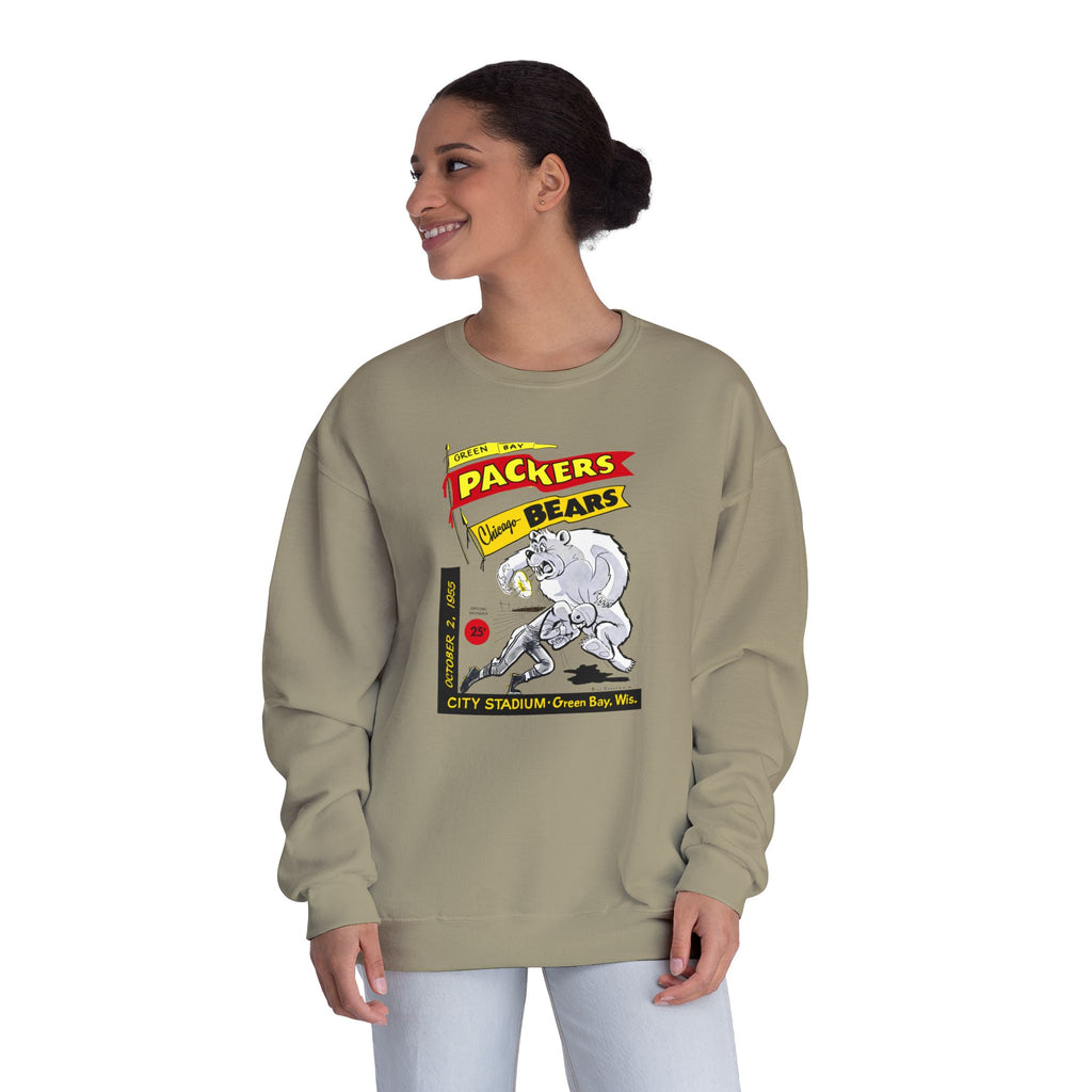 1955 Vintage Bears - Packers Football -  NuBlend® Crewneck Sweatshirt