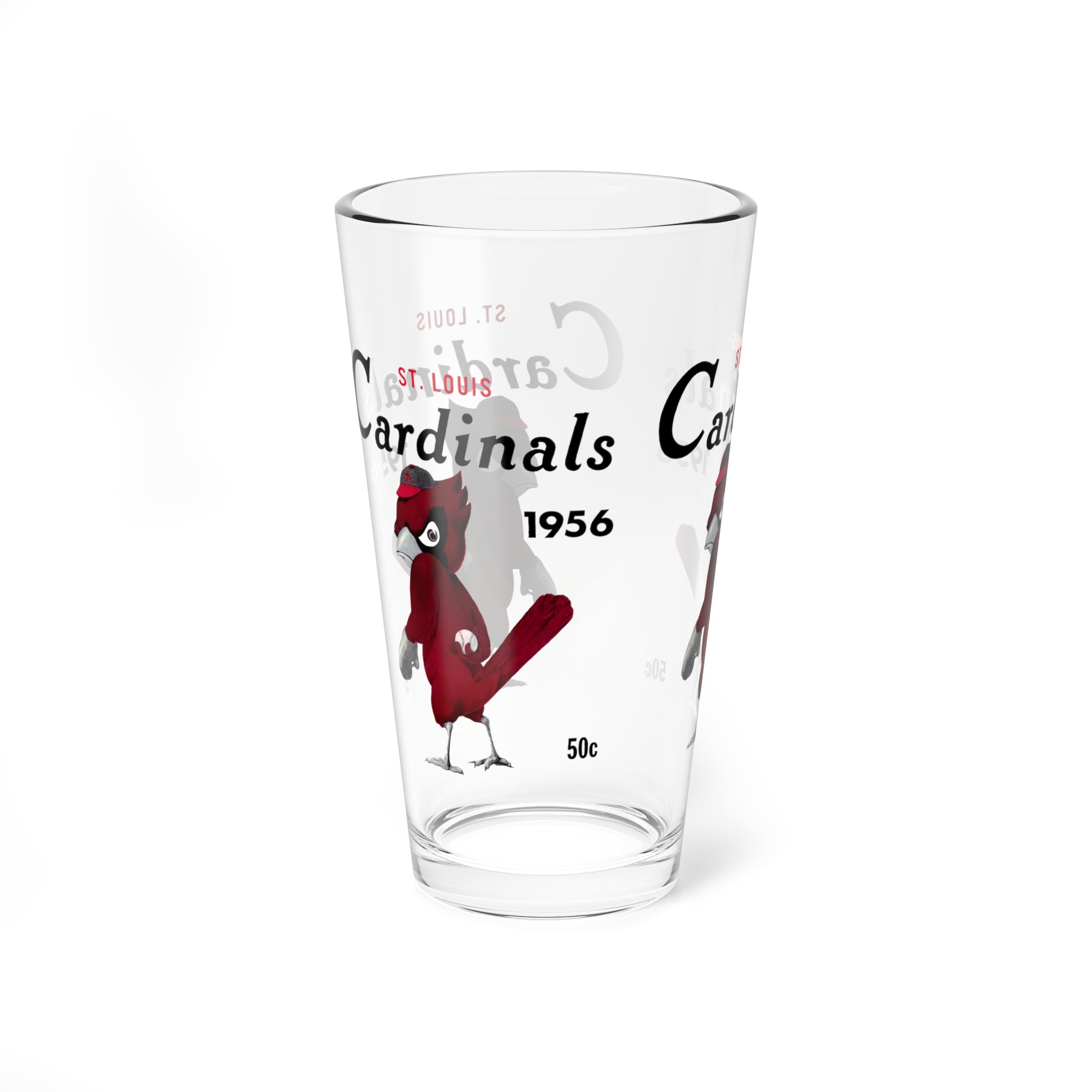 1956 Vintage Cardinals Yearbook Cover  -  Pint Glass, 16oz