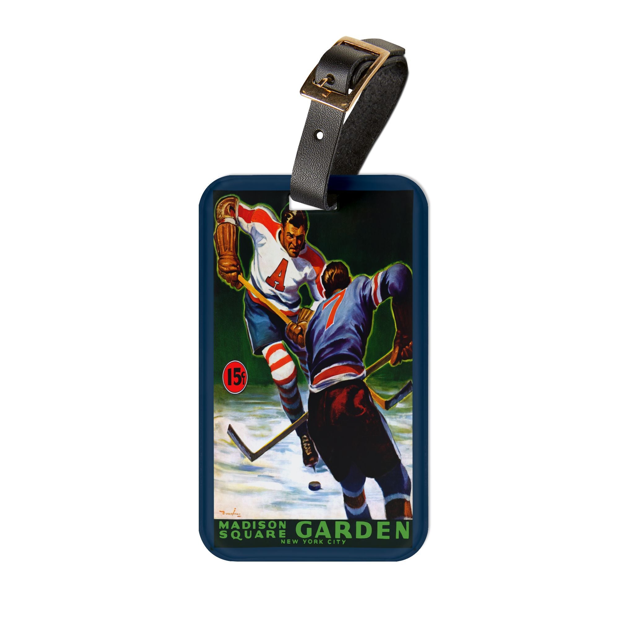 Brooklyn Americans 1941-42 Vintage Hockey Luggage Tag