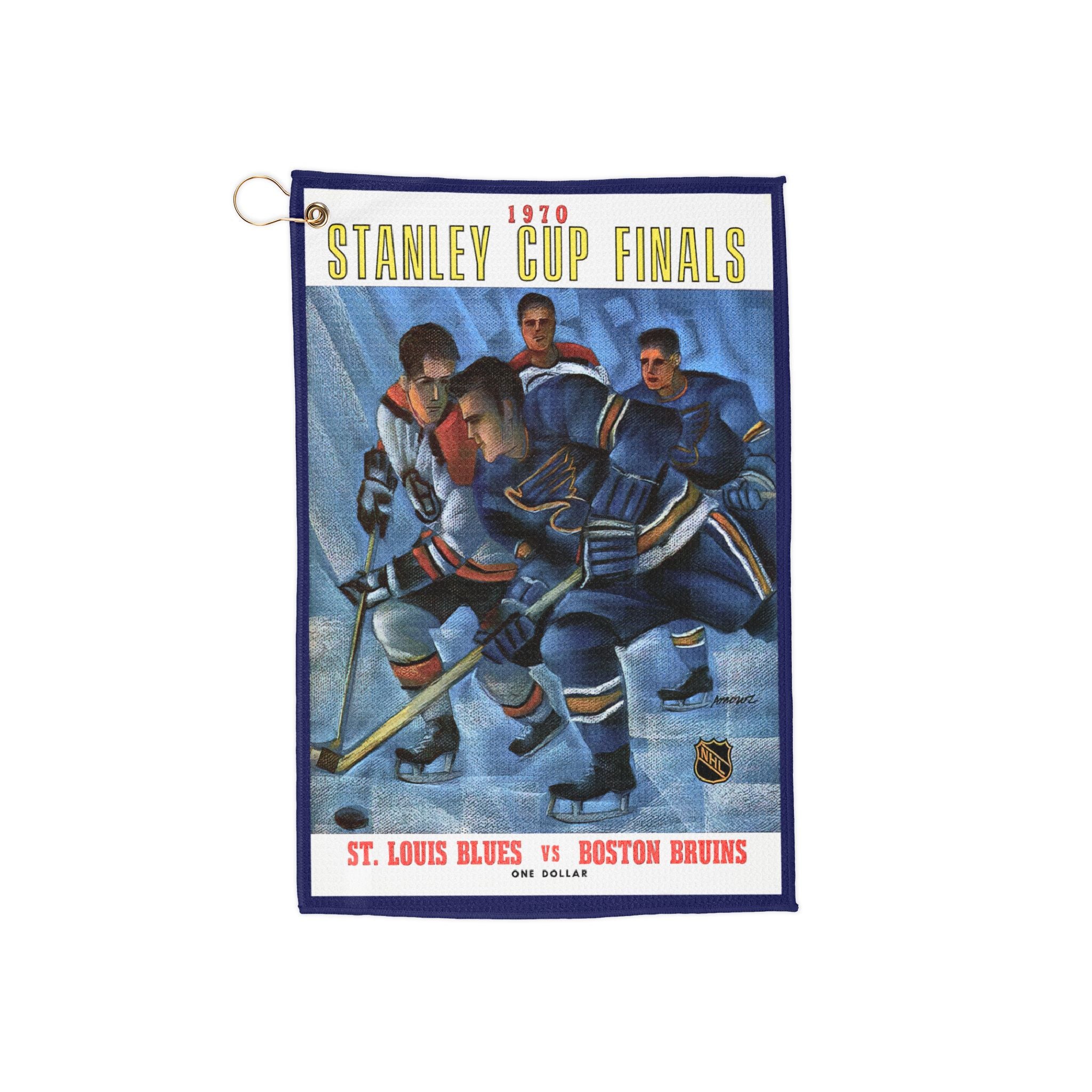1969-1970 St Louis vs Boston Hockey Towel | Vintage Sports Towel