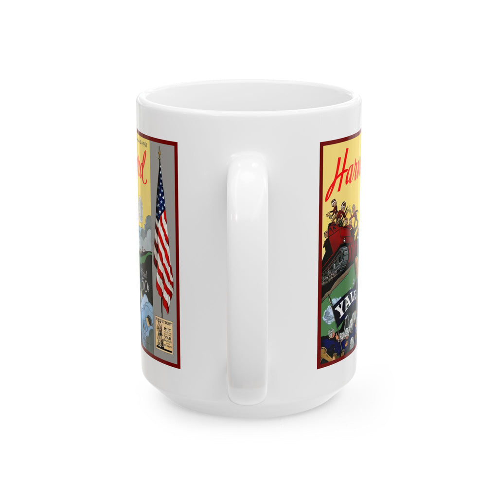 1942 Harvard Yale Vintage Football Program Ceramic Mug – Retro College Game Cover (11oz/15oz)