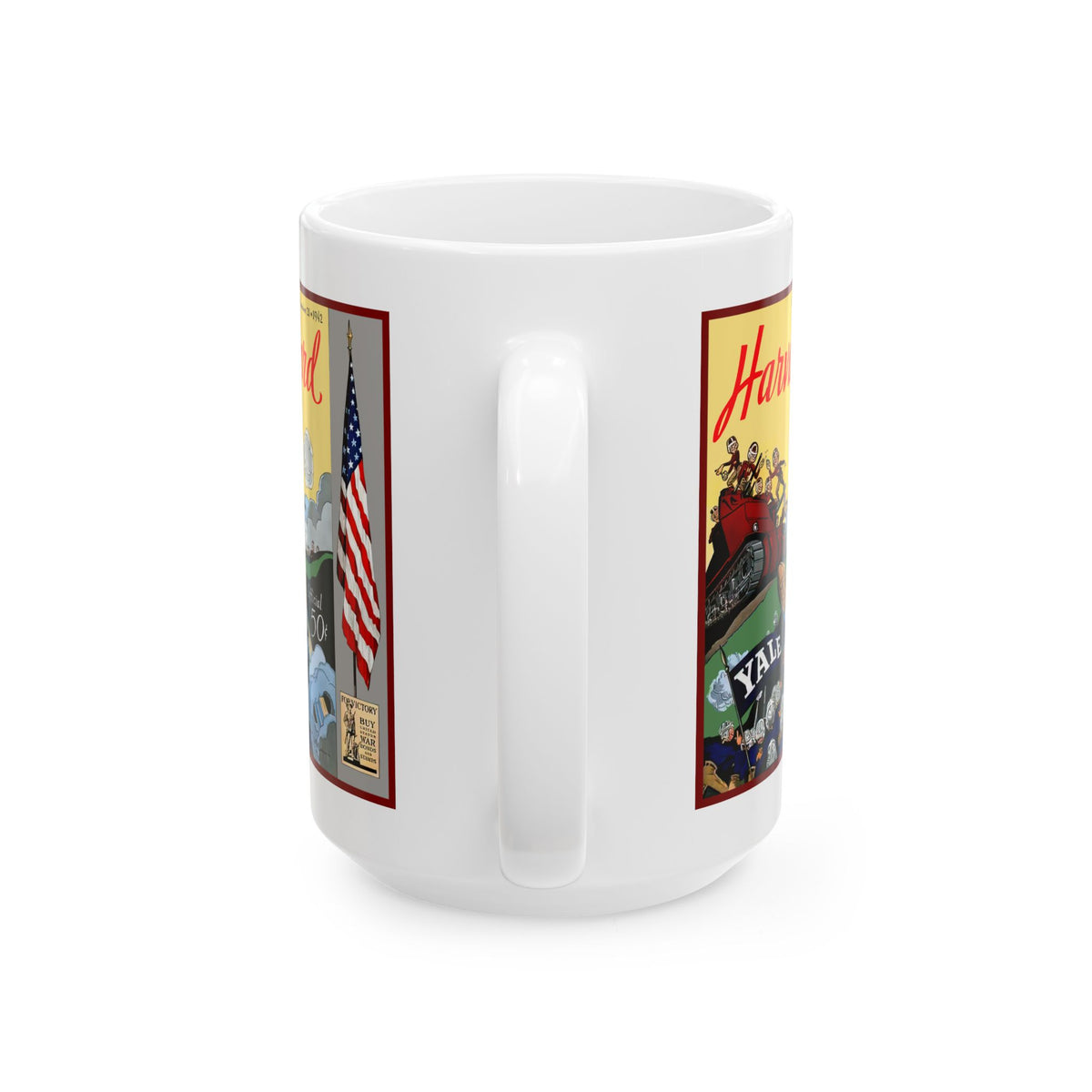 1942 Harvard Yale Vintage Football Program Ceramic Mug – Retro College Game Cover (11oz/15oz)