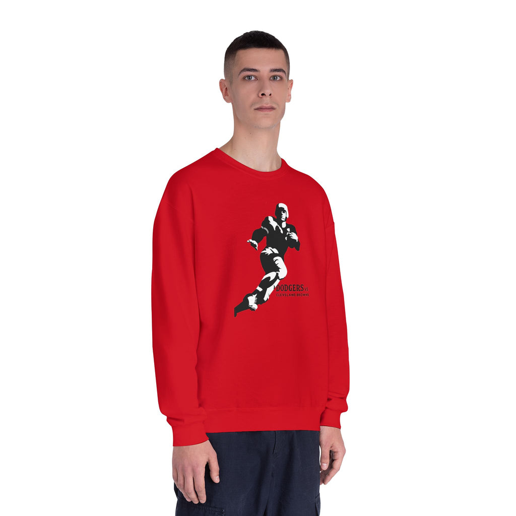 1947 Vintage Brooklyn Dodgers - Cleveland Browns Football  - NuBlend® Crewneck Sweatshirt