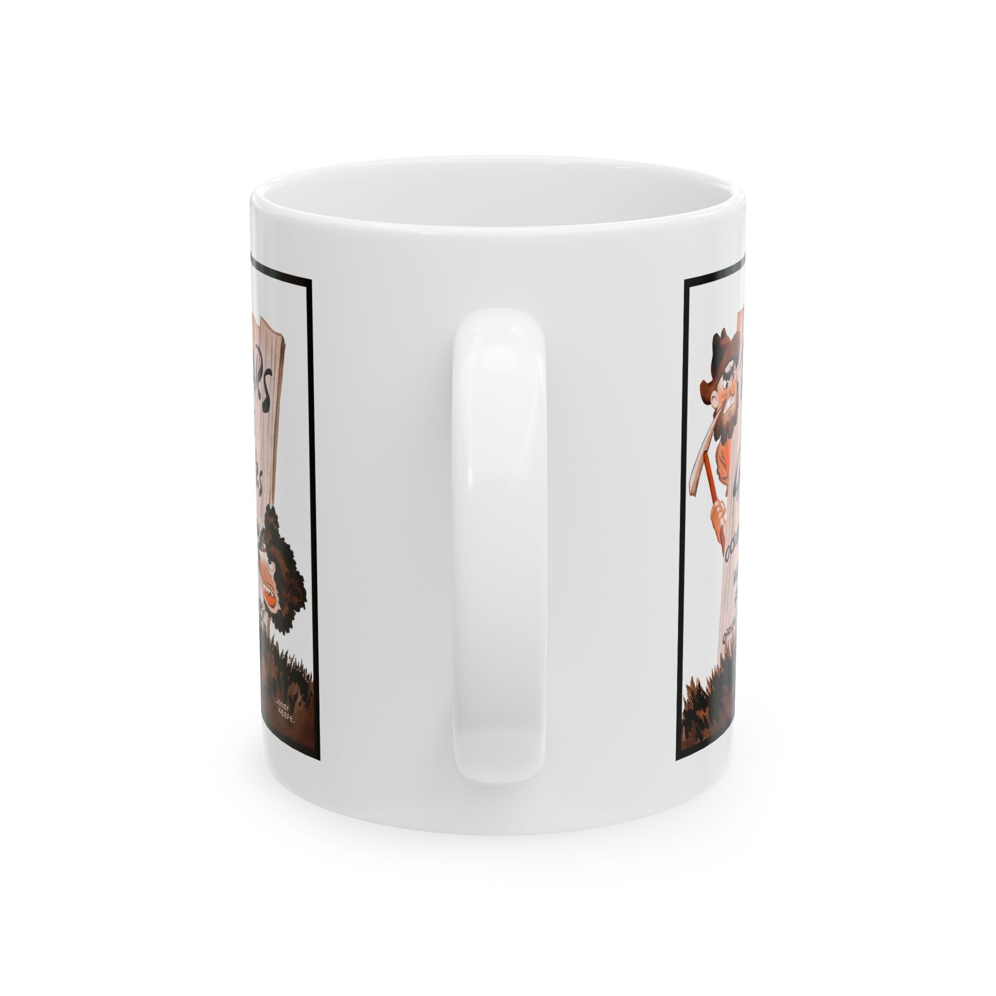 Vintage Football Bears- 49ers Ceramic Mug, Sports Fan Gift, Team Rivalry, 11oz 15oz Cup, Retro Design, Football Lover Gift