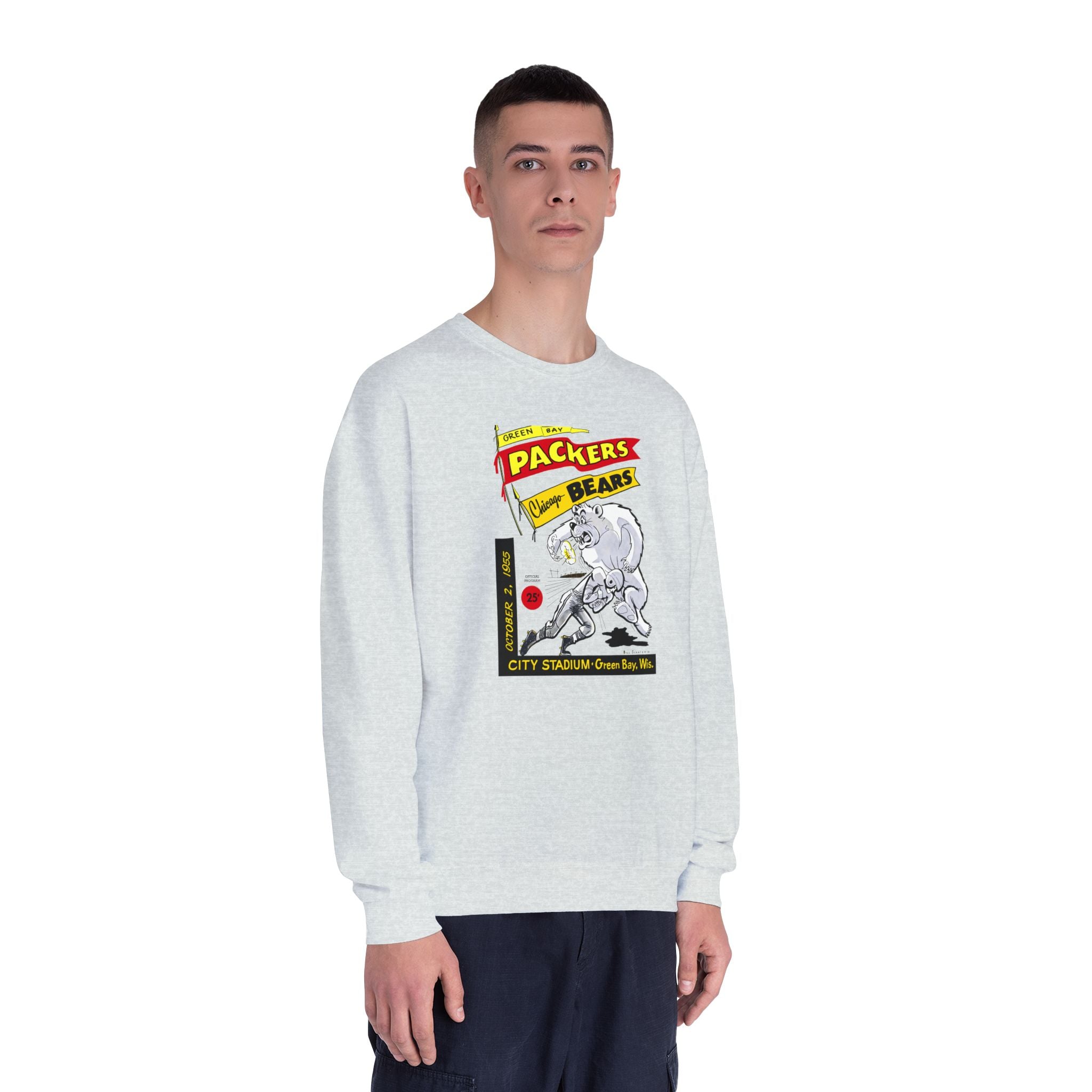 1955 Vintage Bears - Packers Football -  NuBlend® Crewneck Sweatshirt