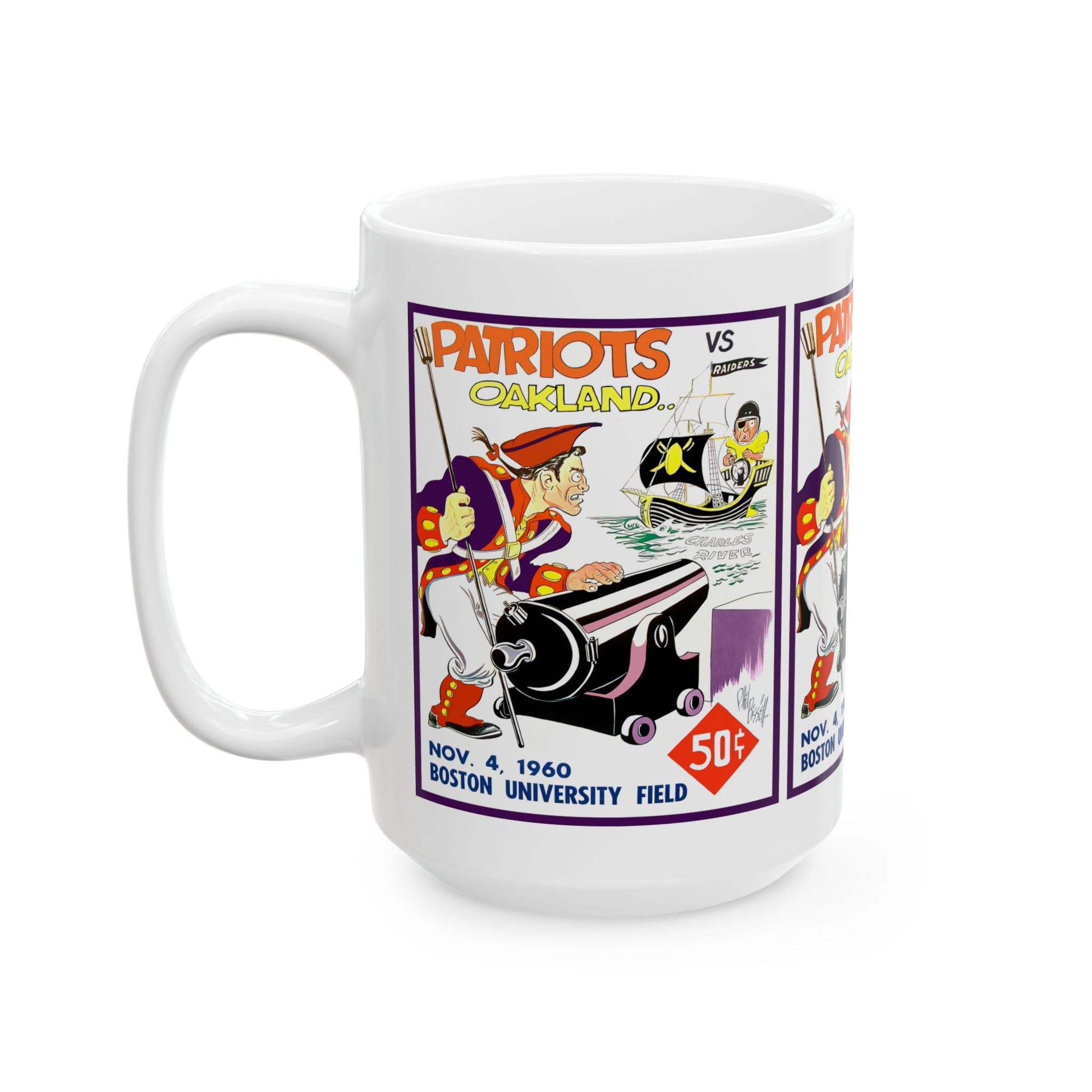 1960 Football Boston-Oakland Mug 11oz or 15oz