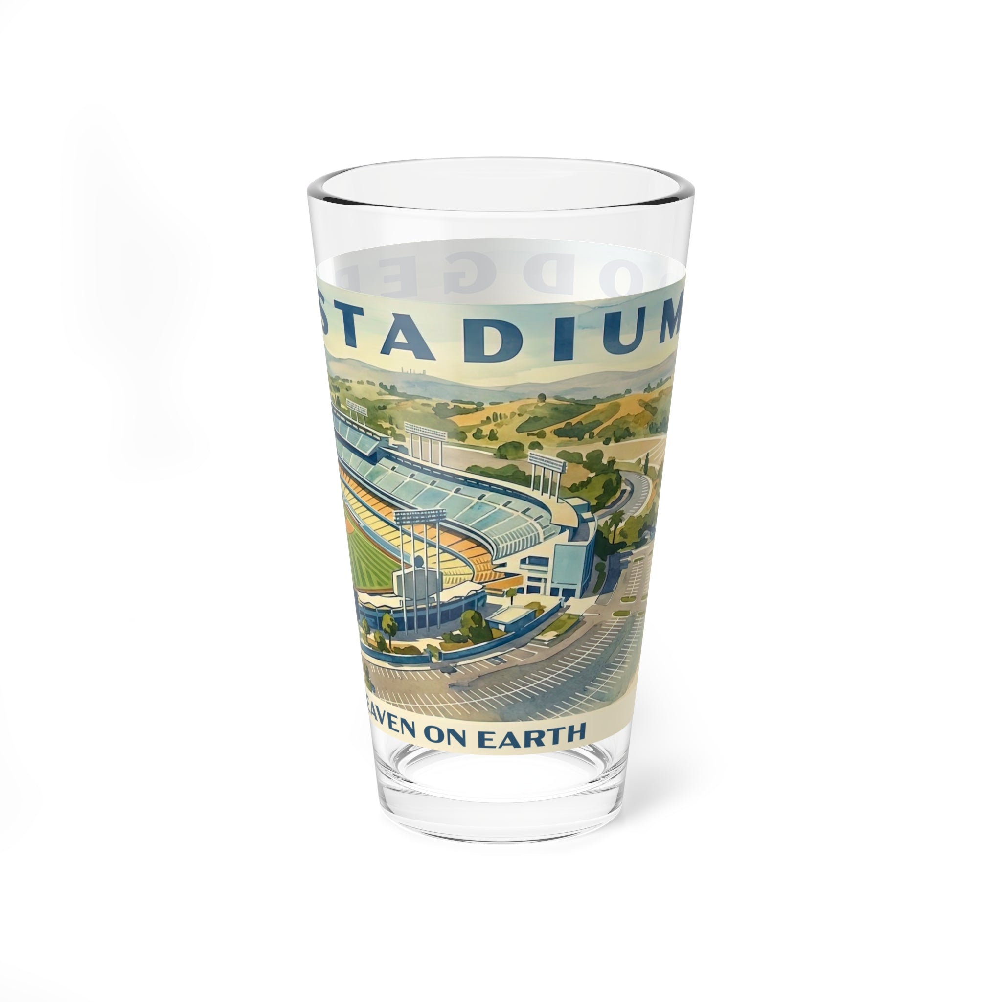Chavez Ravine Dodger Stadium Mixing Glass 16oz