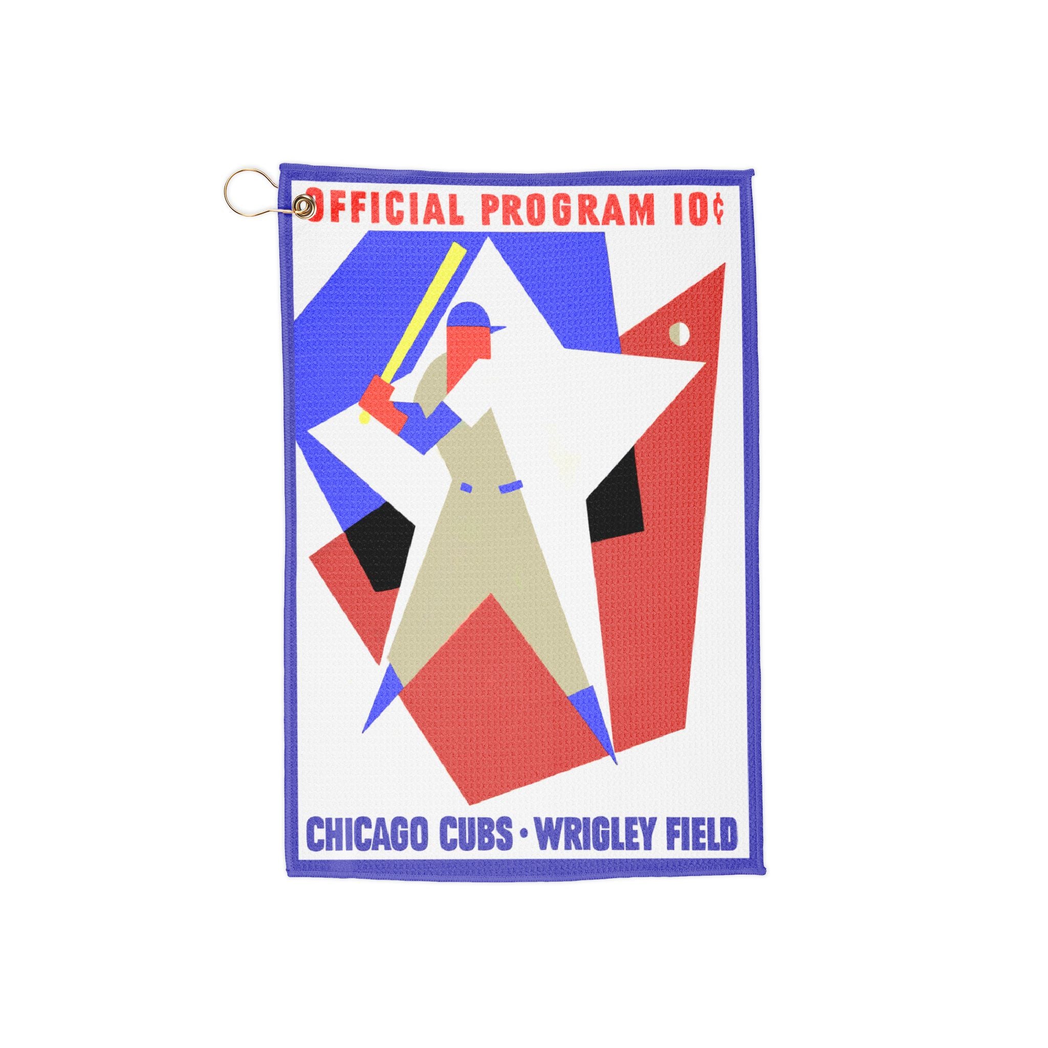 1957 Baseball Cubs Golf Towel | Vintage Chicago,  Retro Sports Towel