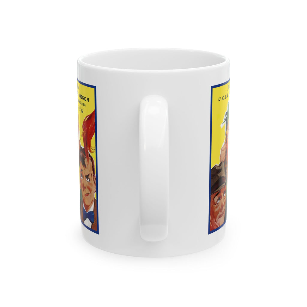 1945 Football Oregon vs UCLA Mug | Vintage College Football Ceramic Mug 11oz and 15oz