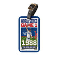 World Series 1988 Luggage Tag — Dodgers 'The Gibson Home Run' Travel ID