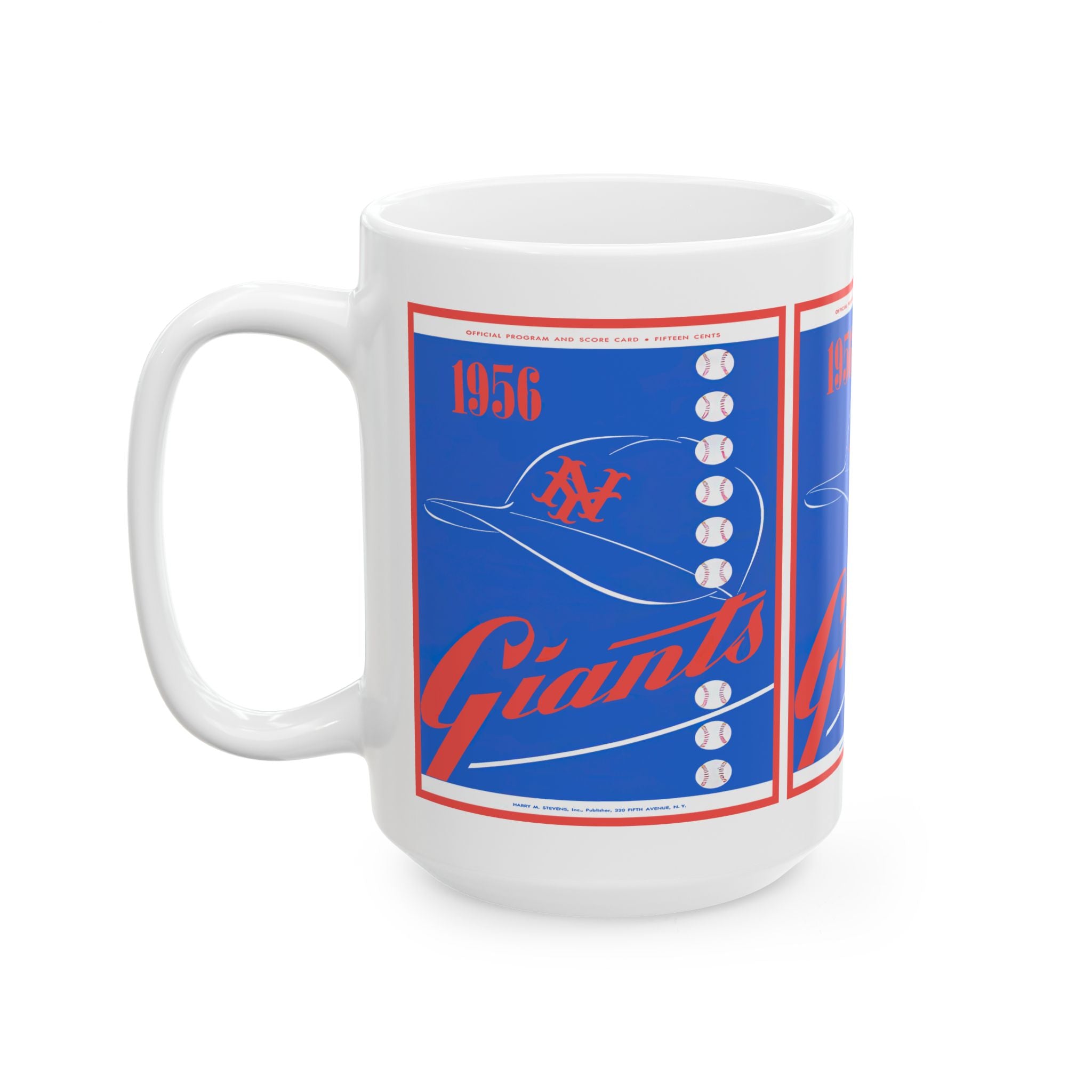 1956 New York Giants Baseball Ceramic Mug (11oz, 15oz)