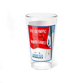 1960 VIII Winter Games 16oz Mixing Glass — Vintage Ski Poster Pint