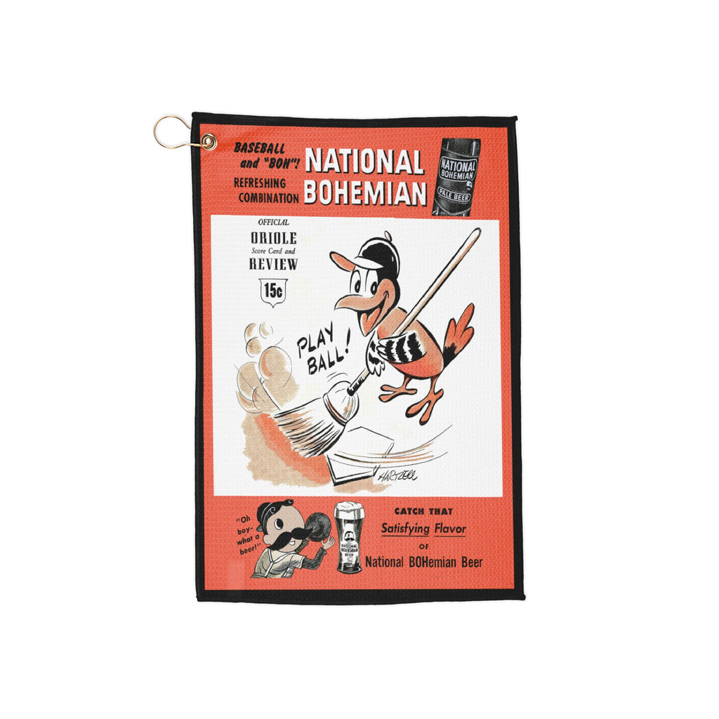 1955 Baltimore Baseball Golf Towel | Vintage Baseball