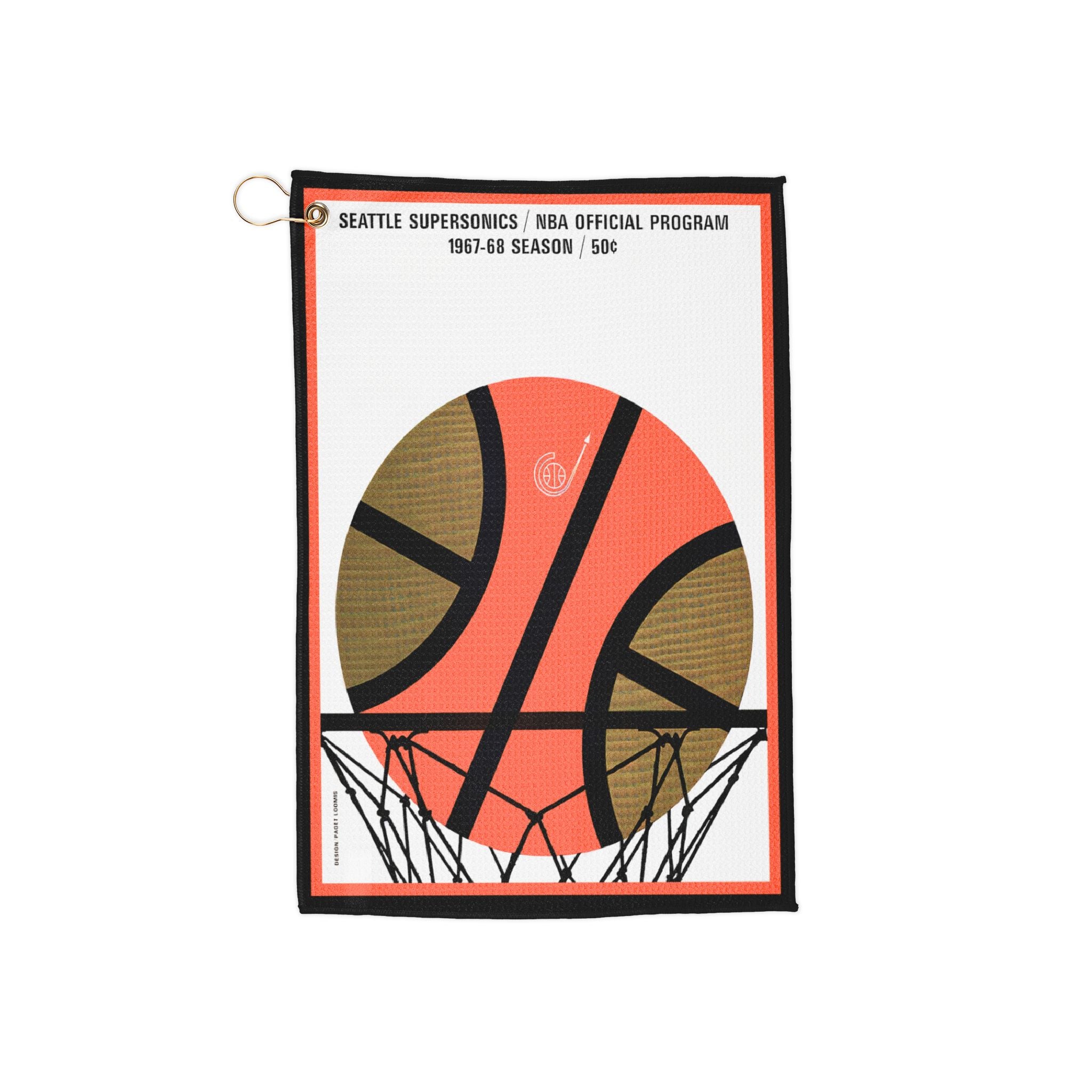 1967 Seattle Basketball Golf Towel