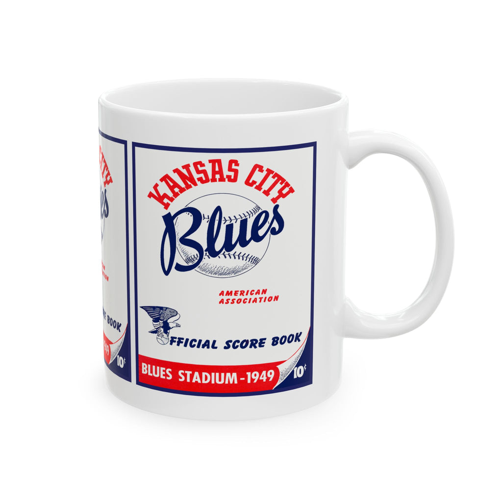 1949 Baseball Kansas City Blues Mug | Vintage Baseball Ceramic Coffee Cup 11 oz and 15 oz