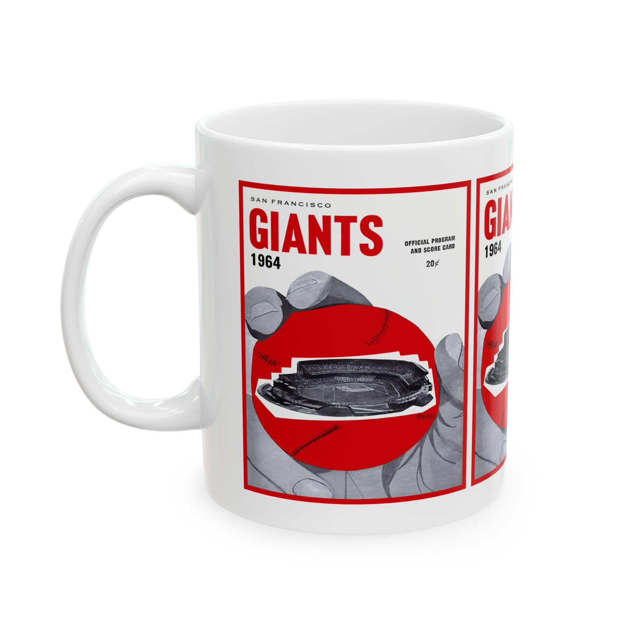Vintage San Francisco Giants Ceramic Mug, Candlestick Park, Baseball Fan Gift, Sports Fan Coffee Cup, Giants Memorabilia, Baseball Collector