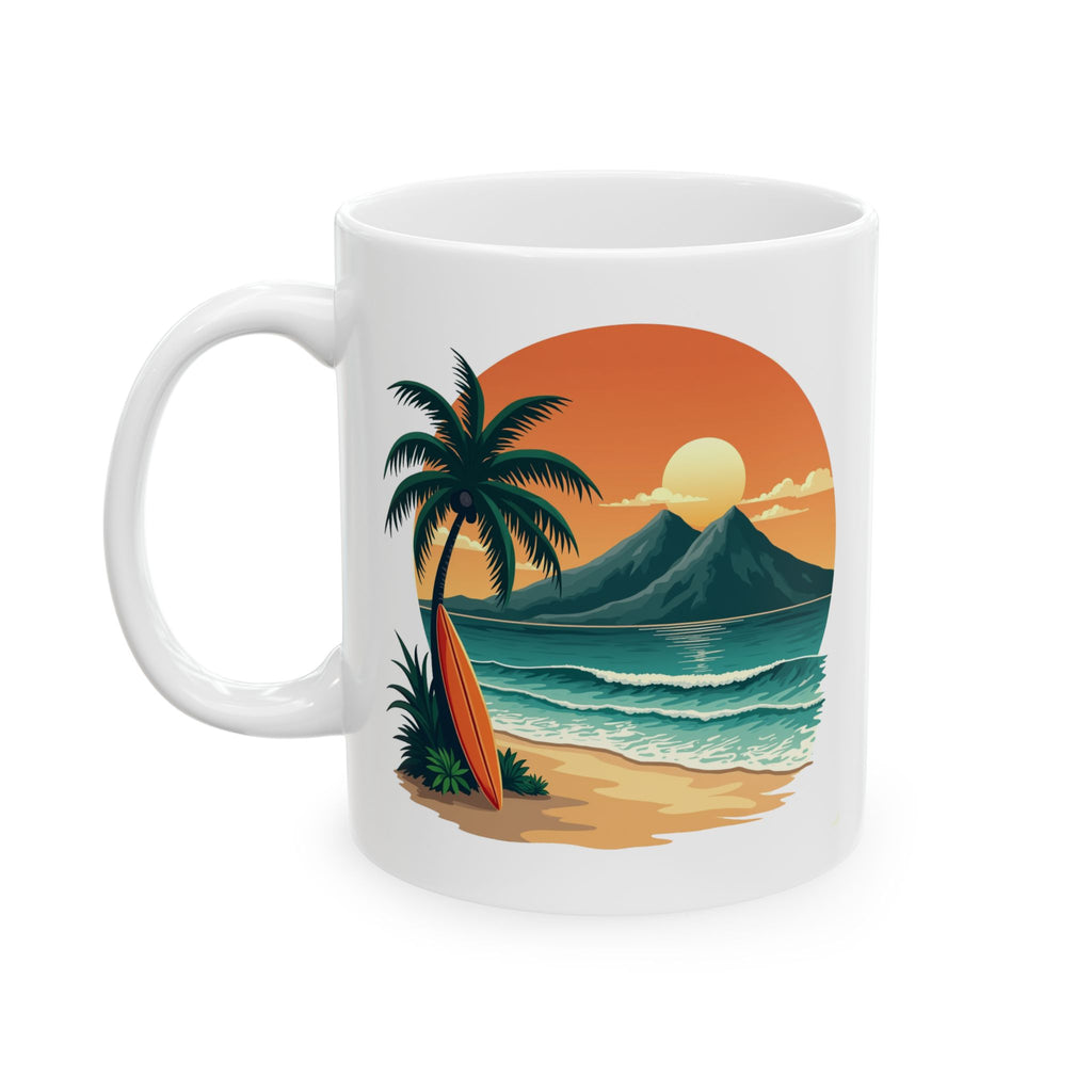 Mug - Retro Hawaii Ceramic Mug (11oz, 15oz)