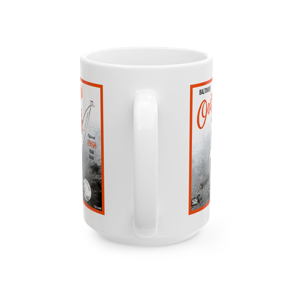 Baseball Ceramic Mug, 1958 Baltimore Baseball Decor, Sports Fan Gift, Coffee Cup, Tea Mug, Home Kitchen Decor, Baseball Lover Gift