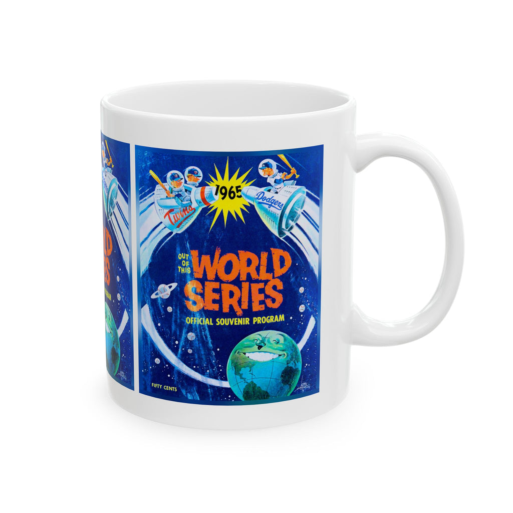 Ceramic Mug, 1965 Baseball World Series: Minnesota Twins - Los Angeles Dodgers, Sports Fan Gift, Baseball Lover Mug, MLB Collector Cup,