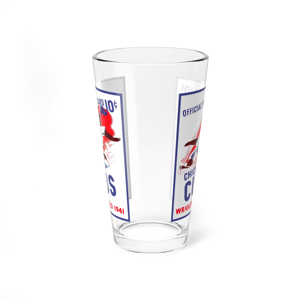1941 Chicago Baseball Mixing Glass, 16oz | Vintage CubsBarware