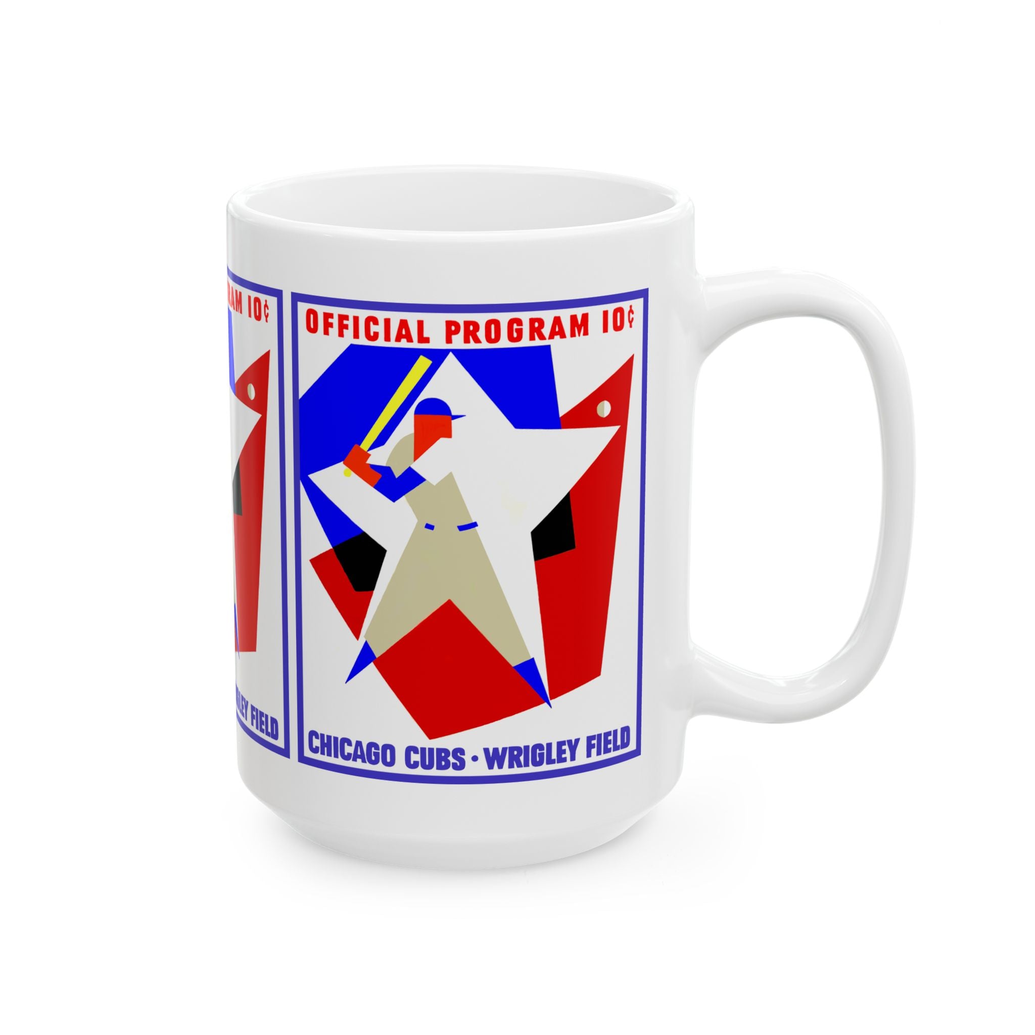 1957 Chicago Baseball Mug | Vintage Ceramic Coffee Cup 11oz and 15oz