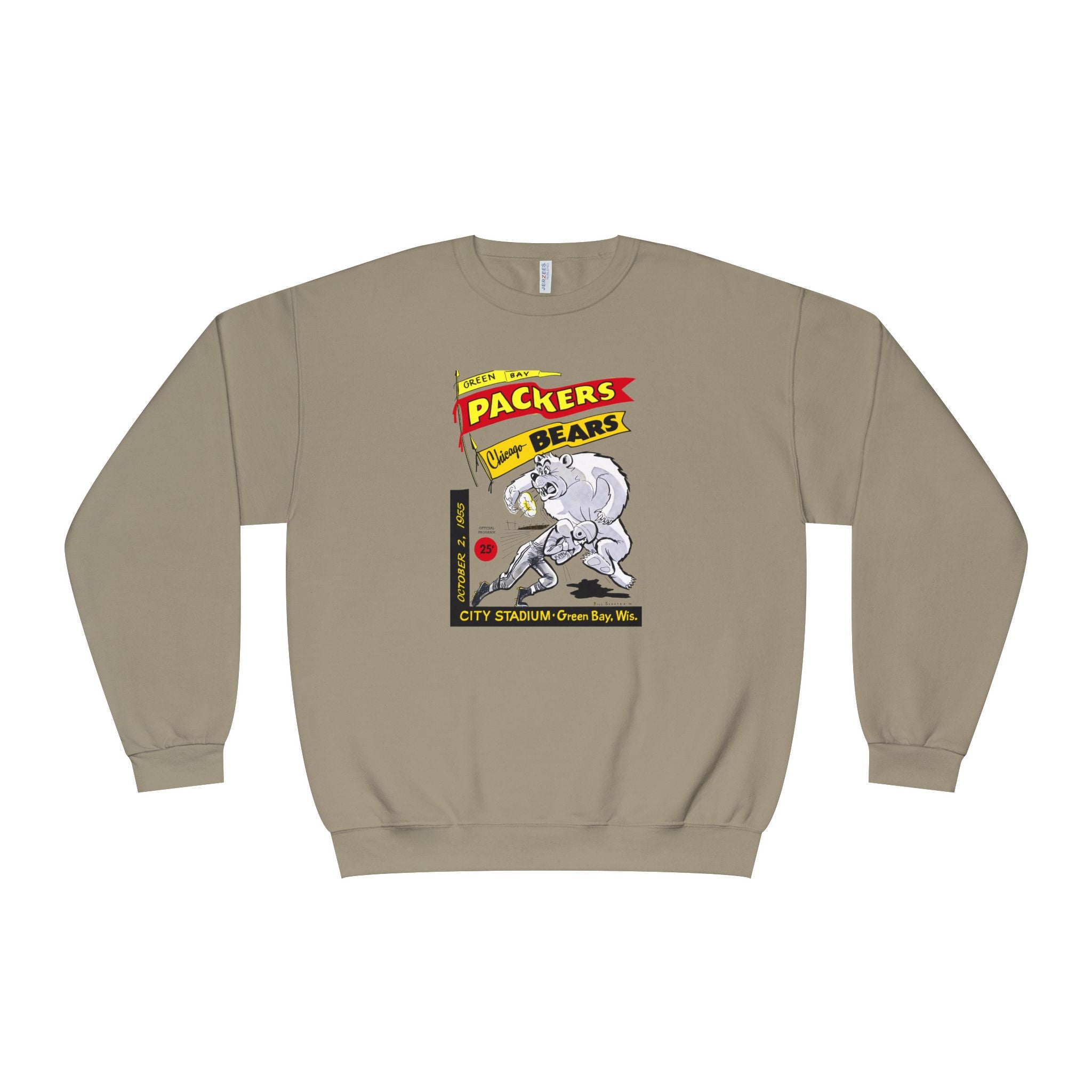 1955 Vintage Bears - Packers Football -  NuBlend® Crewneck Sweatshirt