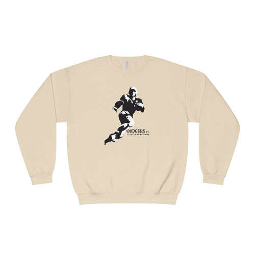 1947 Vintage Brooklyn Dodgers - Cleveland Browns Football  - NuBlend® Crewneck Sweatshirt