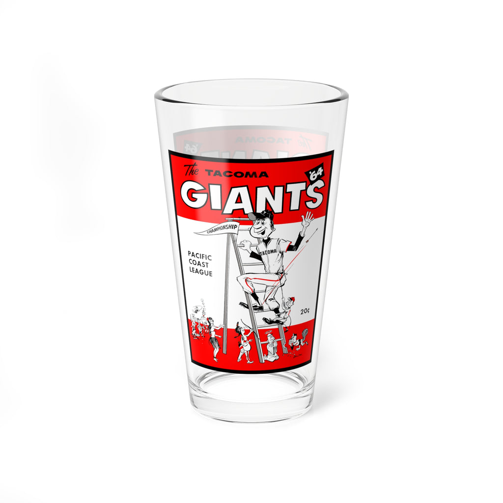 1964 Tacoma Giants Pacific Coast League Mixing Glass 16oz
