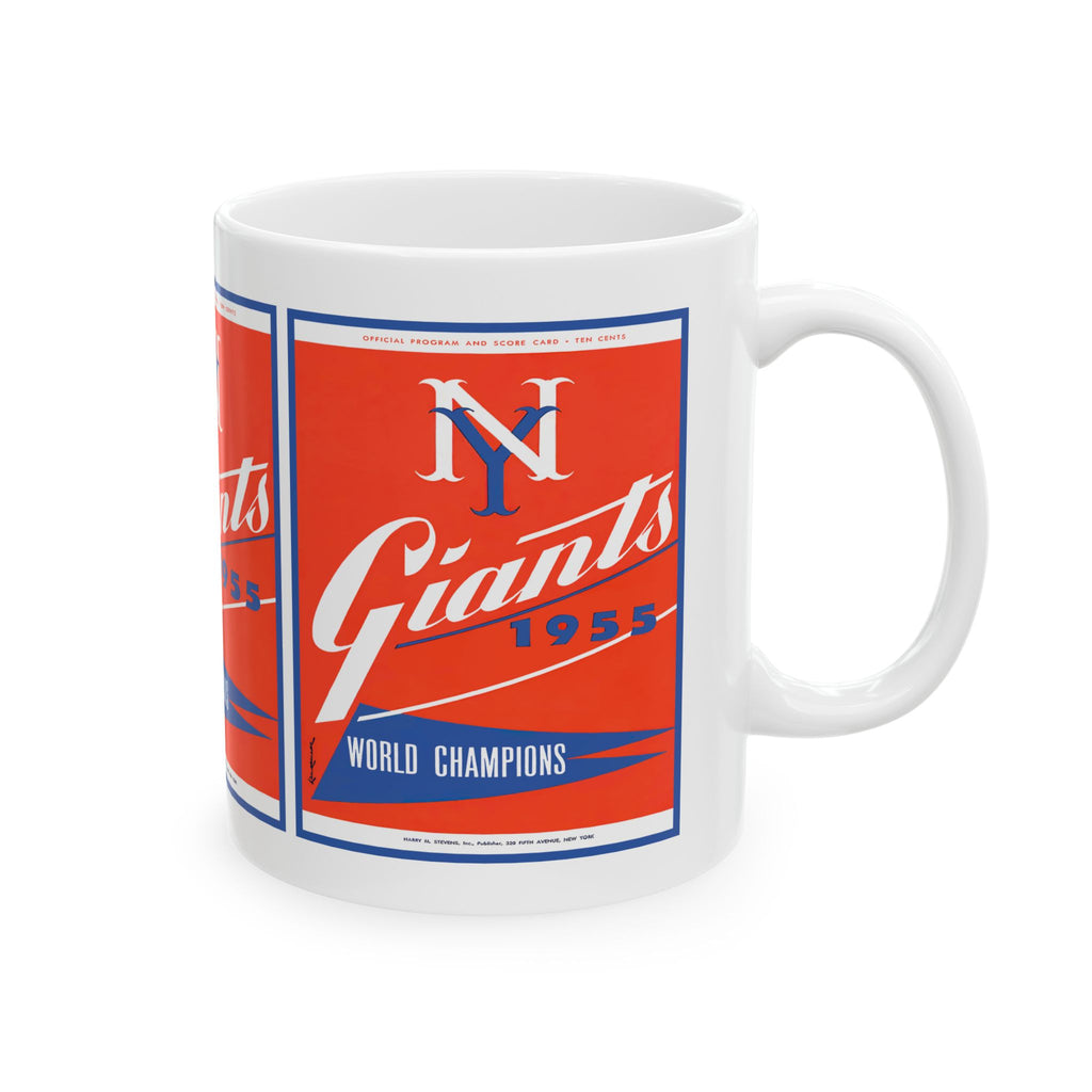 Coffee Mug, 1955 Baseball New York Giants Fan, Baseball Lover Gift, Sports Fan Cup, Ceramic Mug 11oz 15oz