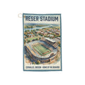 Oregon State Reser Stadium Football Golf Towel