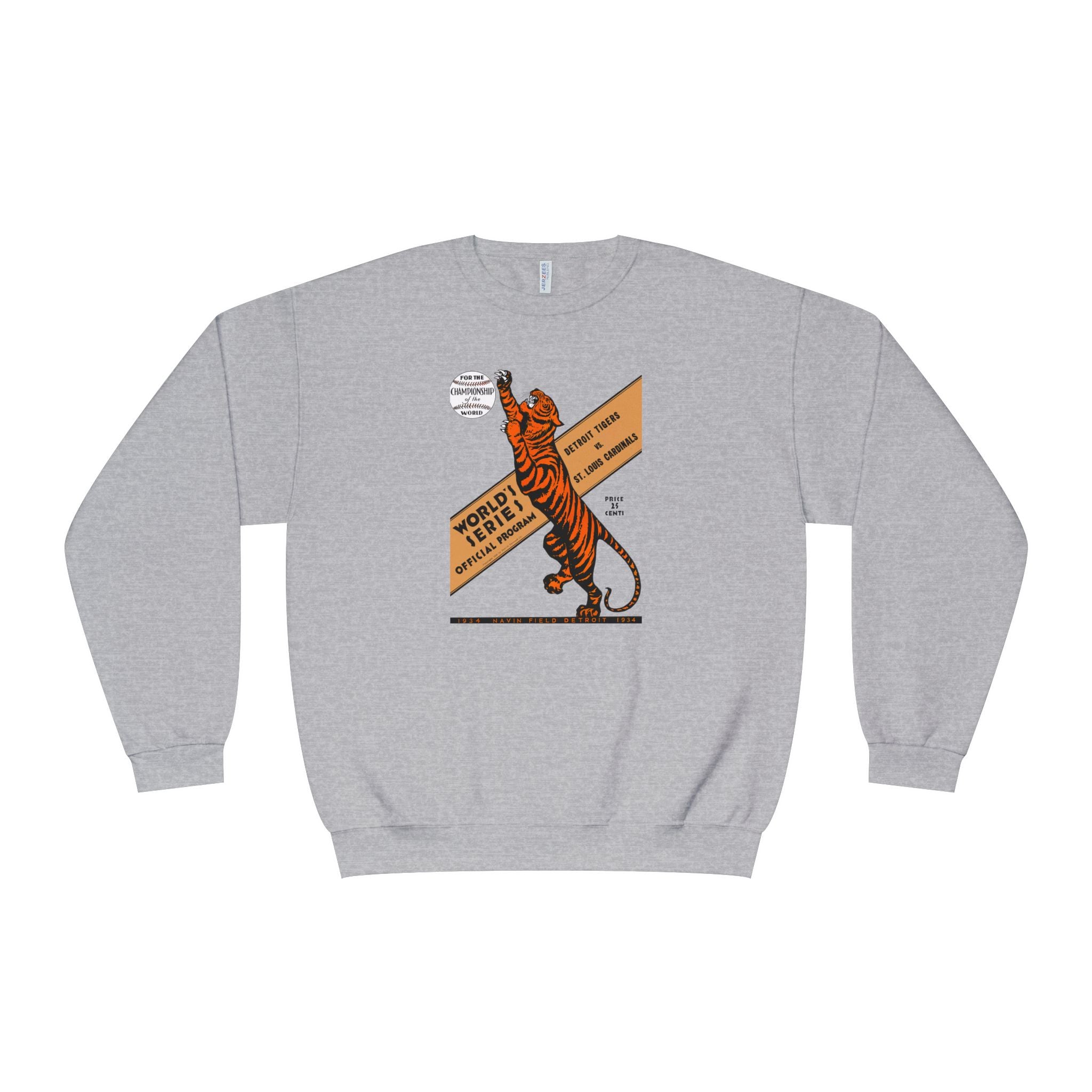 1934 Vintage Cardinals - Tigers Baseball World Series -  NuBlend® Crewneck Sweatshirt