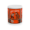 Vintage 1955 Chicago-San Francisco Football Program Ceramic Mug, 11oz - Sports Fan Gift, Coffee Cup, Tea Mug, Retro Sports