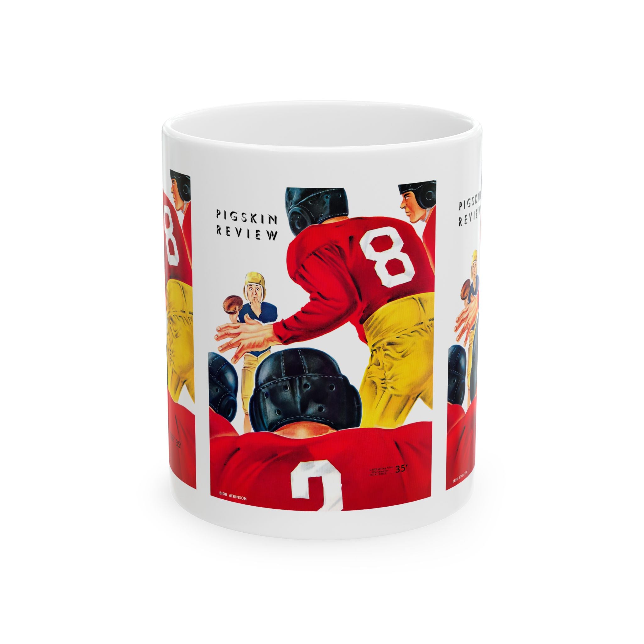 1948 Vintage University of Washington Huskies - University of Southern California Trojans Football Program Cover - Ceramic Mug, 11oz